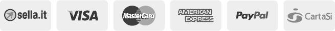 Mastercard, Visa, Postepay, Cartasi, Aura, Paypal, Mastercard Secure