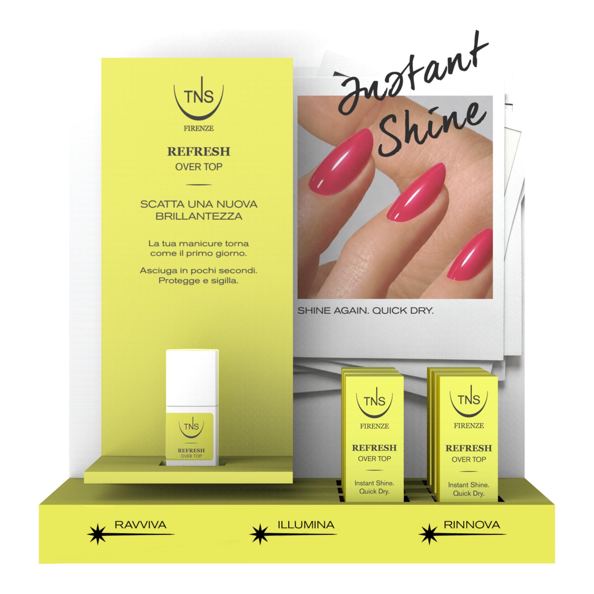 Top coat Refresh Over Top TNS 5 ml Espositore da 17 pz