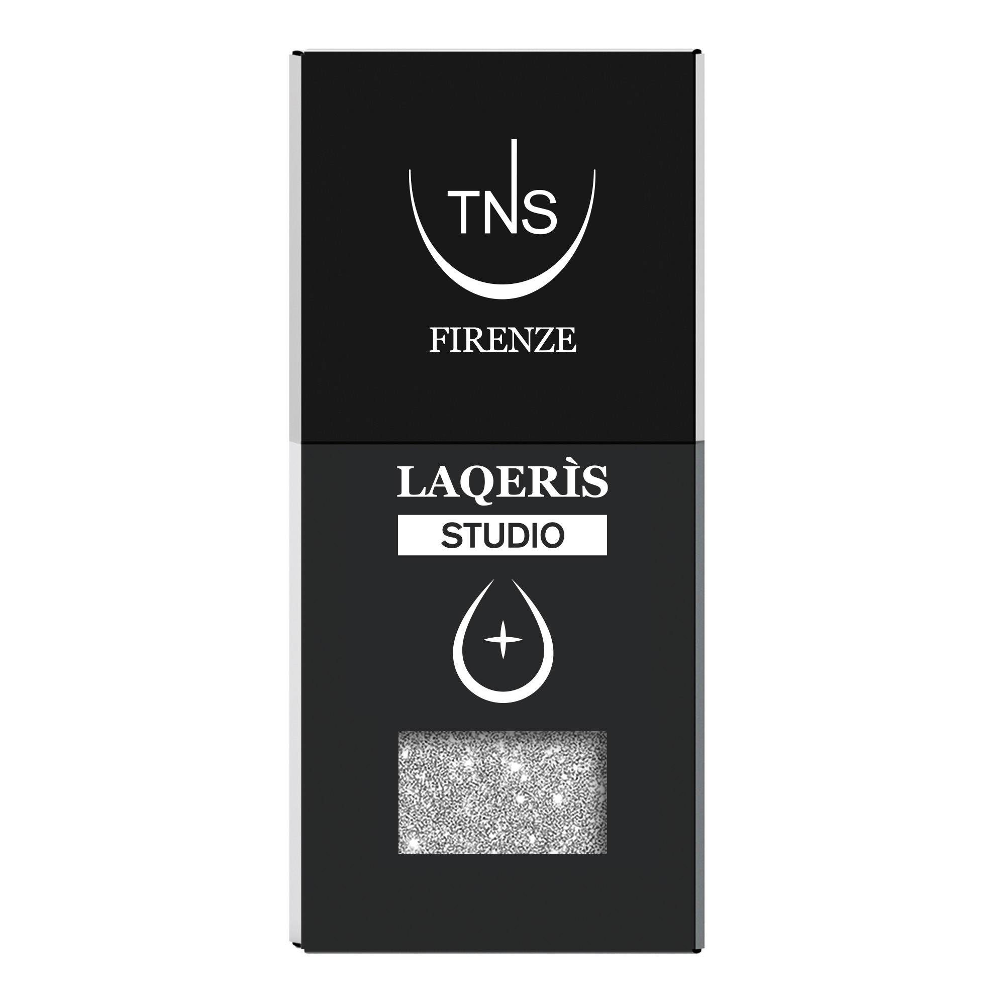Smalto semipermanente Glitter Silver argento Laqerìs Studio TNS 10 ml