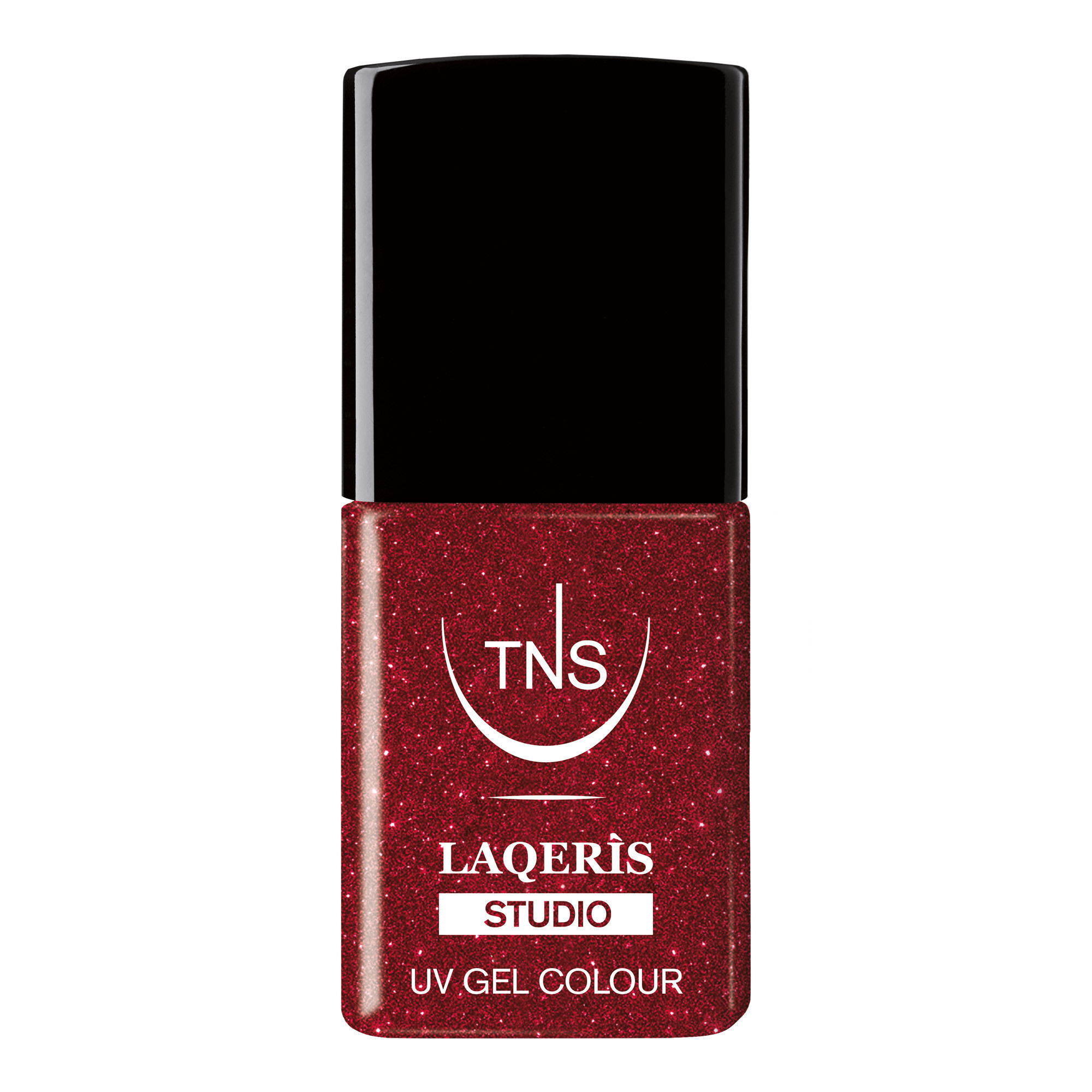 Smalto semipermanente Glitter Red rosso Laqerìs Studio TNS 10 ml