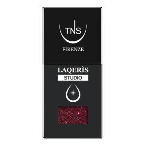 Smalto semipermanente Glitter Burgundy bordeaux con glitter Laqerìs Studio TNS 10 ml