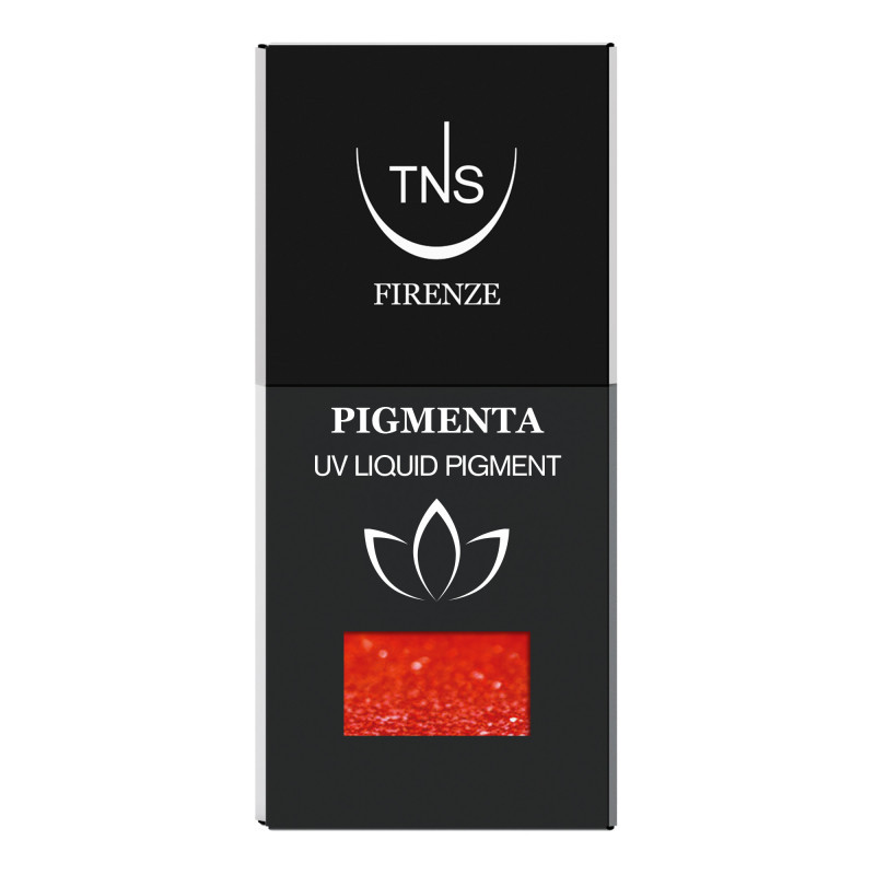 Pigmento Liquido UV Calipso rosso metallizzato 10 ml Pigmenta TNS