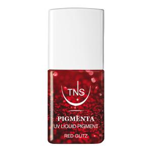 Pigmento Liquido UV Red Glitz rosso glitter 10 ml Pigmenta TNS