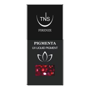 Pigmento Liquido UV Plum Sparkle bordeaux glitter 10 ml Pigmenta TNS