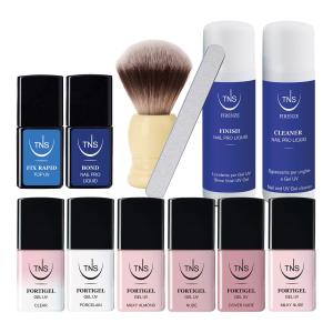 Promozione Gel UV all in one Fortigel TNS kit completo 15 pz