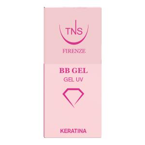 Gel per copertura unghie trasparente BB GEL Keratina TNS 10 ml